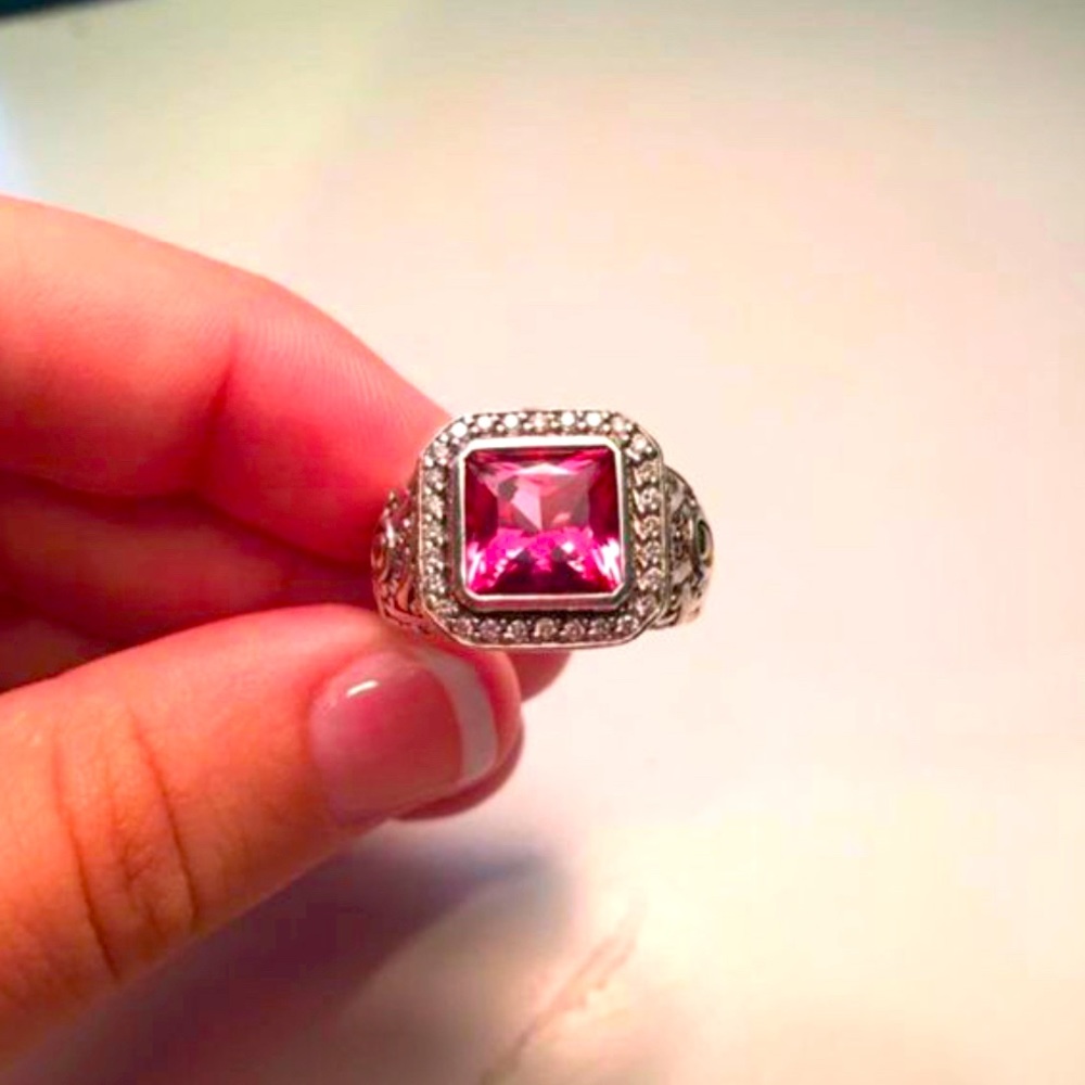 John Hardy Pink Topaz Ring
